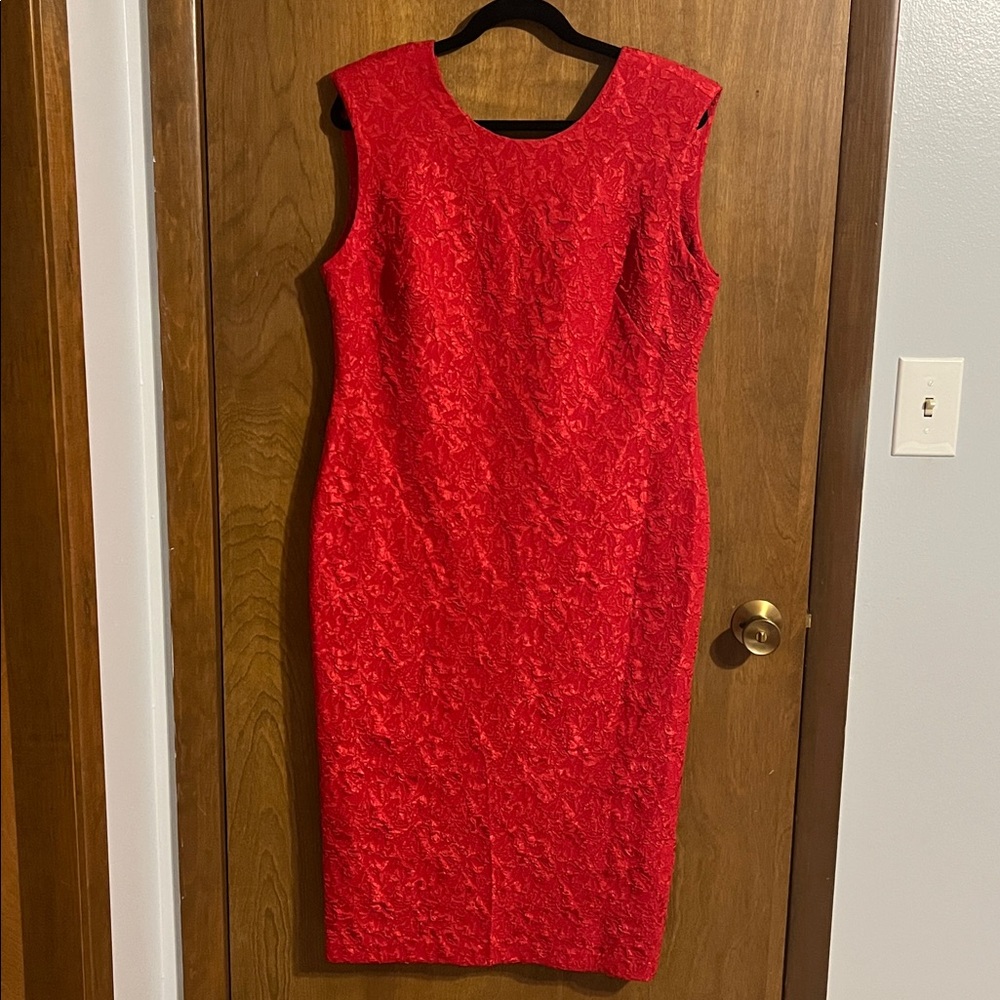 Calvin Klein Red Dress